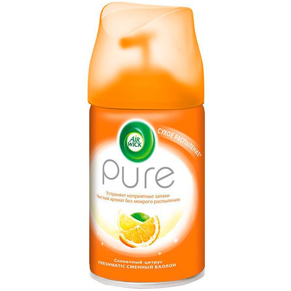 Змінний балон для автоматичного освіжувача повітря Air Wick Pure Сонячний апельсин 250 мл