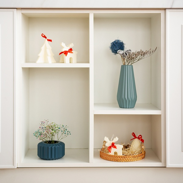 Ваза пластикова MVM DH-FLOWERS-08 DARK BLUE 7,5 см 