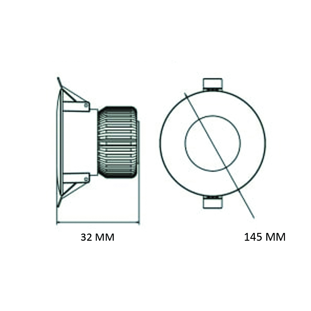Светильник встраиваемый (Downlight) HOROZ ELECTRIC ALEXA-20 3CCT 20 Вт 3000-4000-6500 К белый 016-048-1020-010