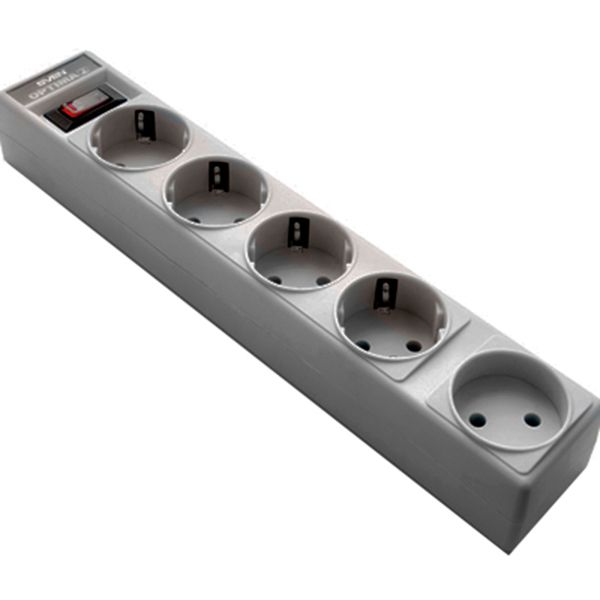 Удлинитель Sven Optima 5 гнезд 10 м серый