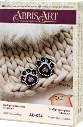 Набор для вышивания бисером Лапки AD-024 Абрис Арт 