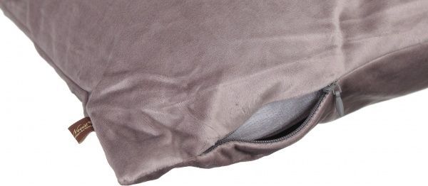 Подушка декоративная Велюр Nellie 50x50 см серый La Nuit 