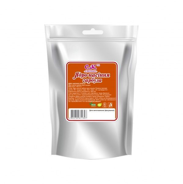 Насіння гарбуза Смачно сире ядро 100 г 