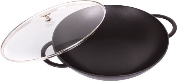 Сковорода wok 30 см, 4,4 л 40509-398-0 з кришкою та решіткою Staub