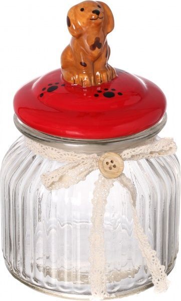 Банка для сыпучих Собака 600 мл 941-035 Lefard