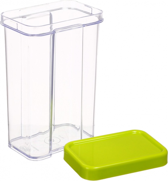 Емкость для сыпучих прямоугольная с крышкой GAB 1,25л GAB Plastic