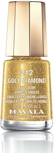 Лак для ногтей Mavala 212 Золотой алмаз 5 мл 