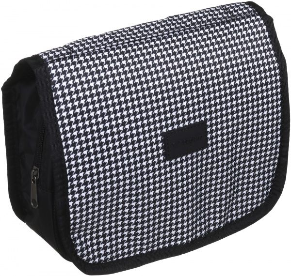 Косметичка Bagland Тревел Pied-de-Poule черный с белым 