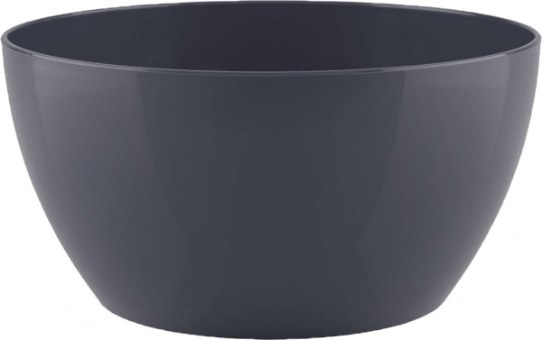 Горшок пластиковый Artevasi San Remo круглый 4л антрацит 