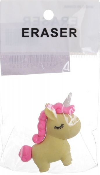Ластик Единорог желтый