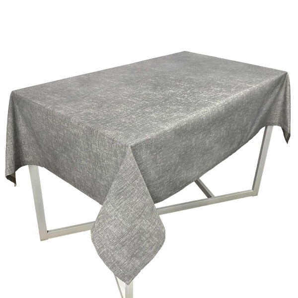 Скатертина PERLA Срібло d200 La Nuit 