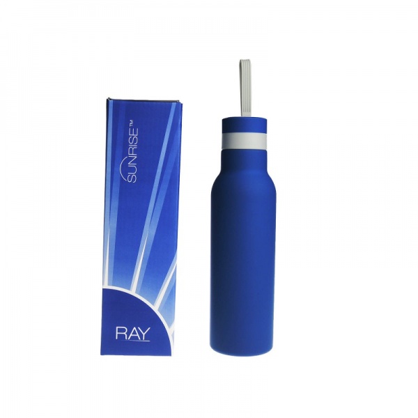 Термопляшка 480 мл Bergamo Sunrise синій RAY-04