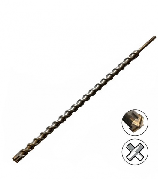 Бур Haisser SDS-max 40 мм 1000 мм 116477