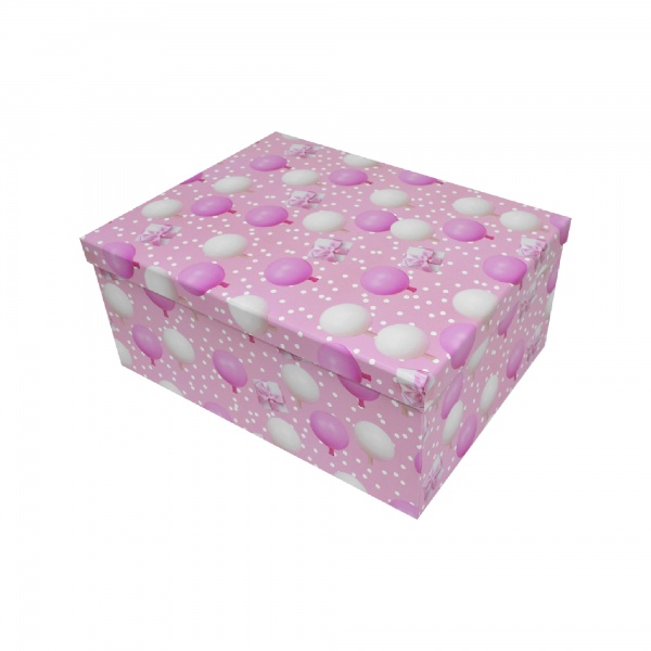 Коробка подарочная воздушные шарики 31х23х13.5 см 1110223907