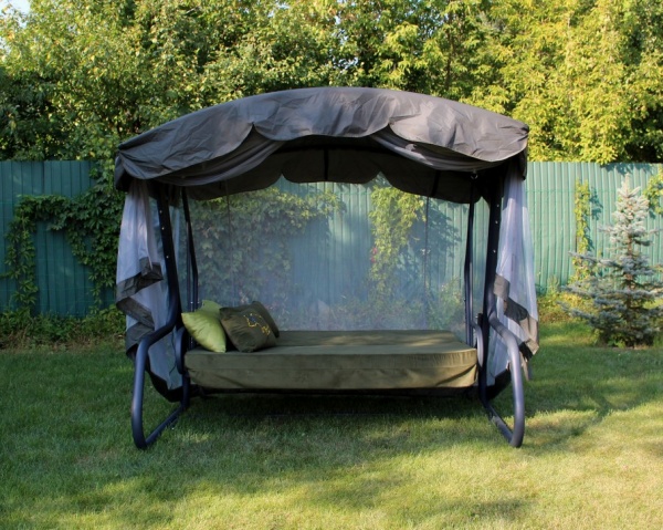 Качели с навесом GreenGard Гойдалка садова GreenGard 