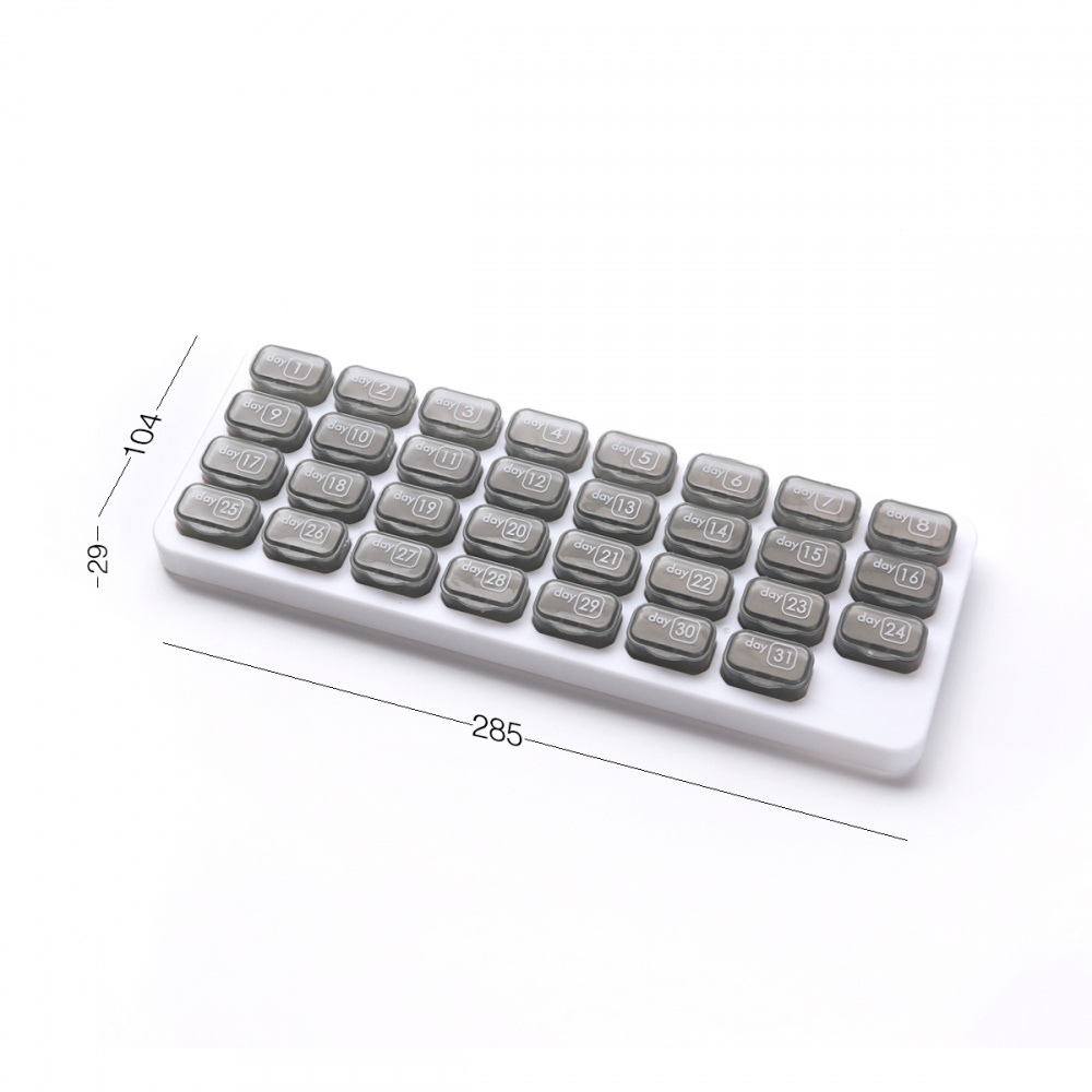 Таблетница MVM PC-24 WHITE/GRAY