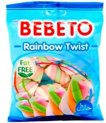 Маршмеллоу BEBETO Радужный Tвист 30 г 