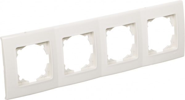 Рамка четырехместная Viko Linnera универсальная кремовый 90481004