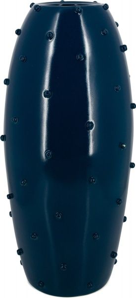 Ваза керамічна синя Кери 38х19 см