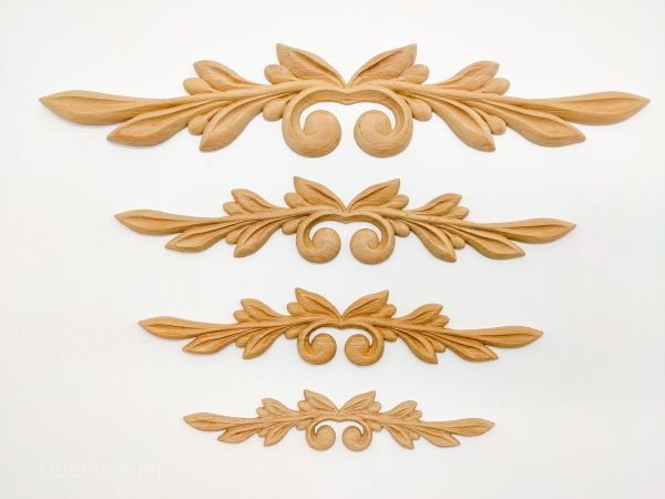 Декоративна панель дерев'яна горизонтальна 1 шт. DH.10.400 390х74x8 мм 