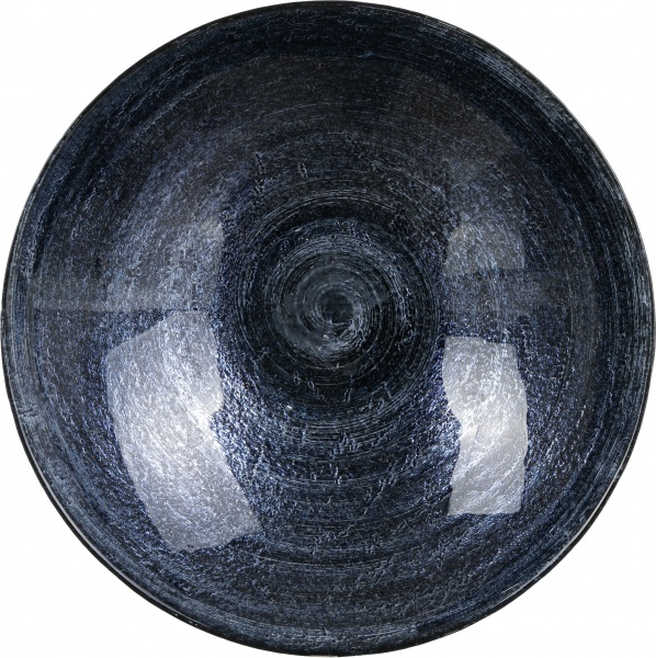 Блюдо глибоке Yeti 31 см індіго/чорне Dekor Cam 