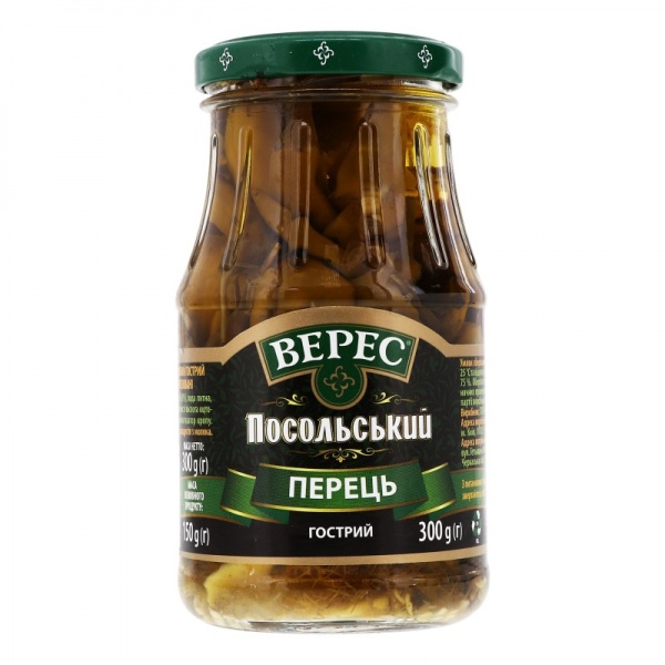 Перець гострий Верес Посольський 310 г с/б