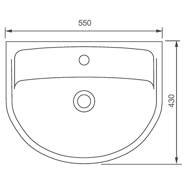 Умывальник Colombo Статус 55
