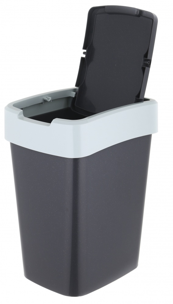 Відро для сміття Алеана 10 л граніт/полин 122066