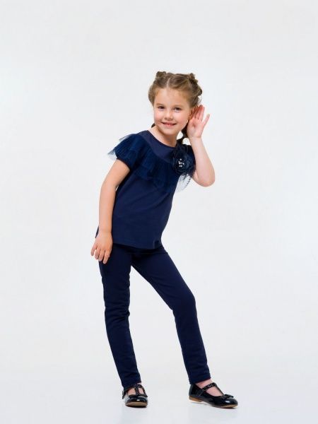 Блуза Smil 114711 р.134 синий 