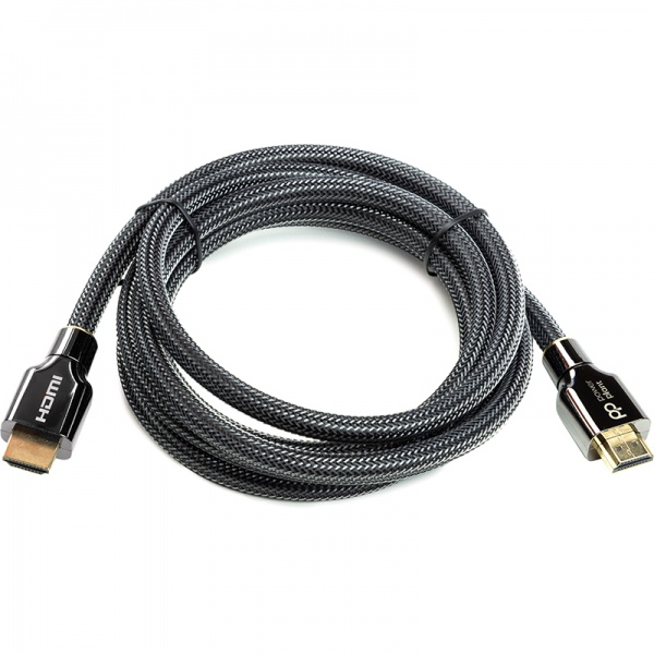 Кабель PowerPlant HDMI (M) – HDMI (M) Ultra HD 8K eARC 30AWG 2 м чорний (CA912193) 