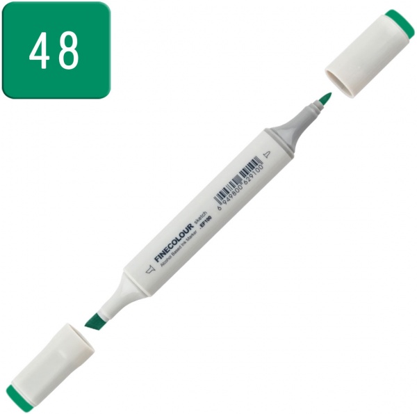Маркер спиртовий FINECOLOUR Sketch EF100-48 зелений 