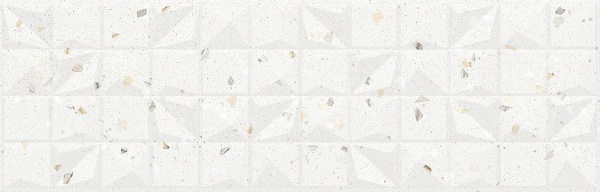 Плитка InterCerama Galaxy сірий світлий рельєф 2580 237 071/P 25х80 