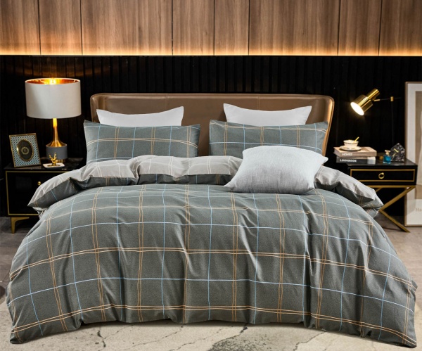 Комплект постельного белья Wiltz семейный серый La Nuit 