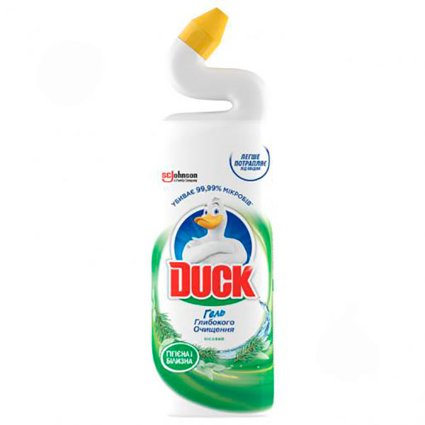 Средство для чистки унитаза Туалетный утенок 5 в 1 Лесной 