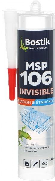 Клей-герметик Bostik 290мл прозрачный