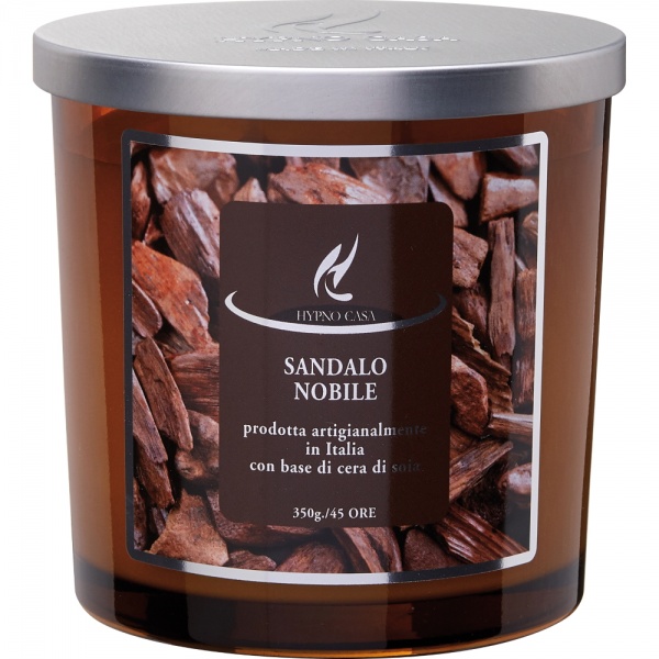 Свеча ароматическая Hypno Casa SANDALO NOBILE 350г 