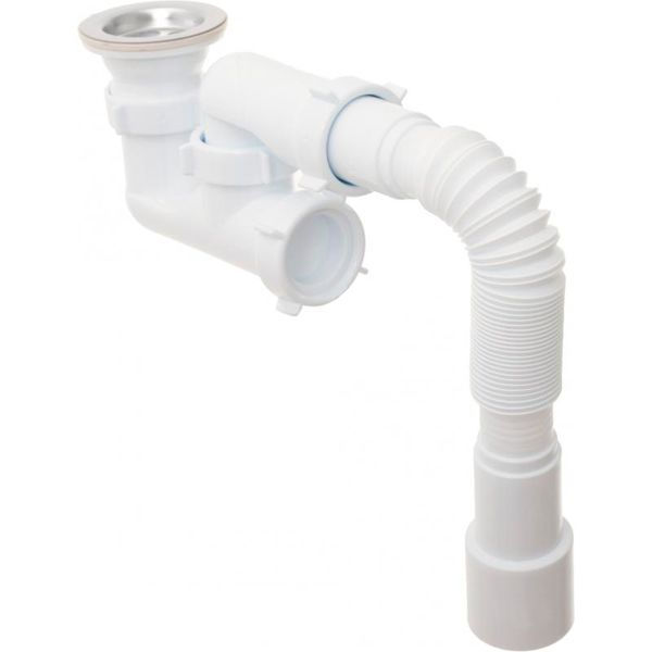 Сифон для поддона Water House сетка, гибкая труба 40 * 50 D-02