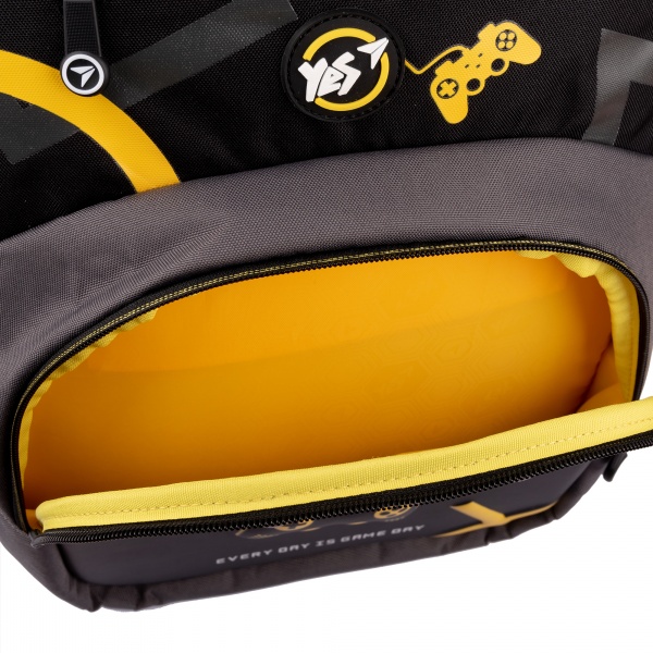 Ранец полукаркасный YES Sport S-96 Never Quit черный