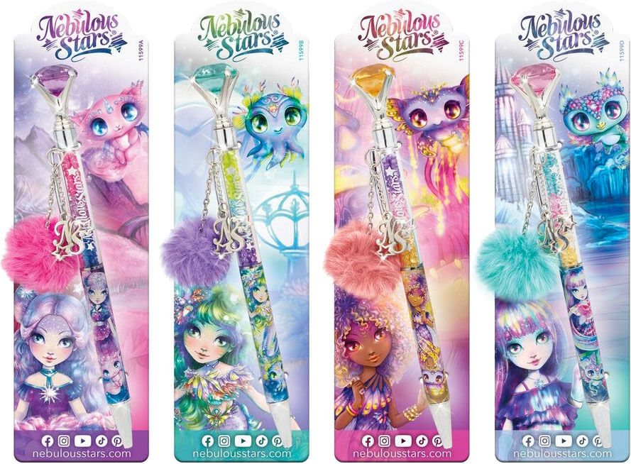 Ручка шариковая Nebulous Stars Космический бриллиант в ассортименте 11599