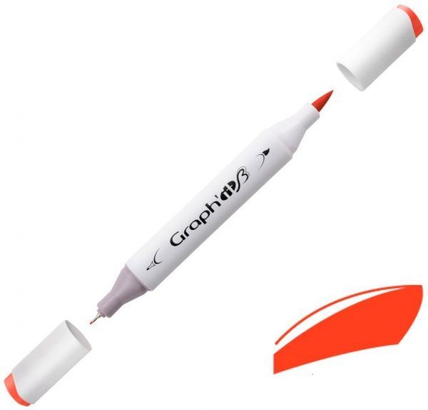 Маркер двосторонній Graph'it GI82170 паприка 