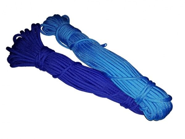 Шнур поліпропіленовий плетений 5 мм 25 м синій