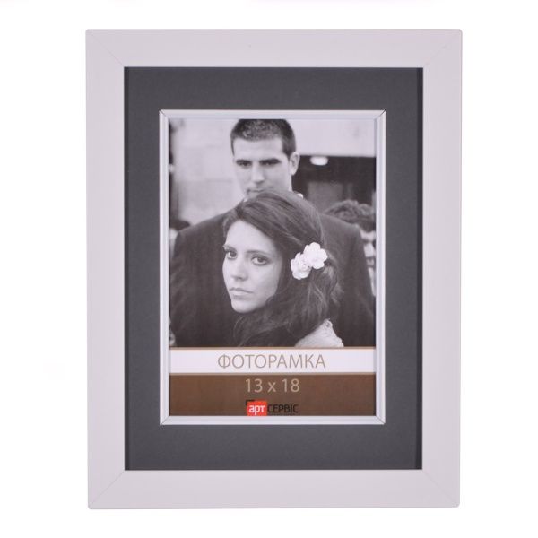 Рамка для фото Арт-Сервіс ЭА-01424 18х24/13х18 см білий 