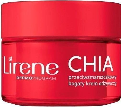 Крем для лица день-ночь Lirene против морщин Чиа питательный SUPERFOOD 50 мл