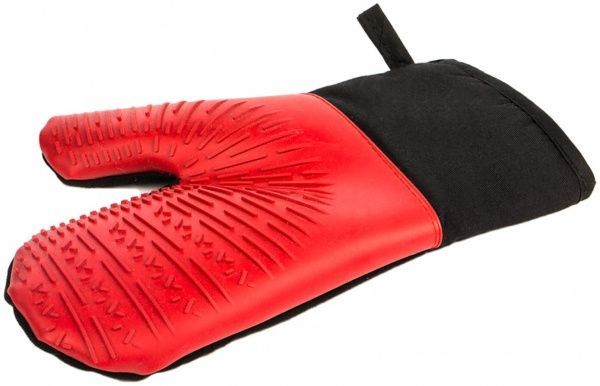 Прихватка-варежка силиконовая 20,5x29 см черный Fackelmann 