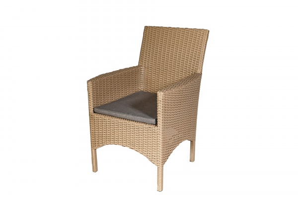 Кресло ротанговое Монако 65х59х90 см бежевый 