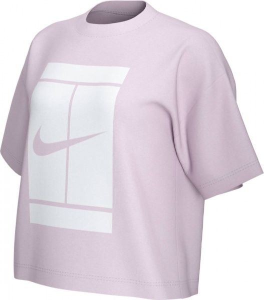Футболка Nike W NKCT TEE SSNL COURT DJ6241-695 р. S рожевий