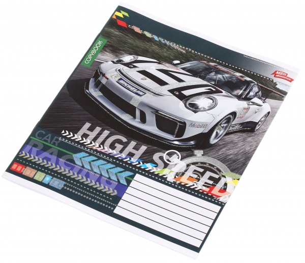 Тетрадь школьная с глитером 18 листов в линейку в ассортименте Мечты сбываются