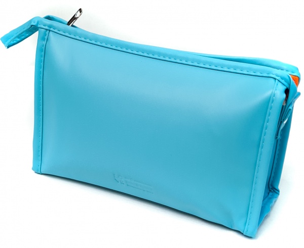 Косметичка класична 24х14х8 см блакитний