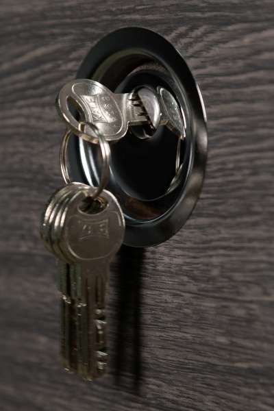 Двері вхідні Revolut Doors В-83 модель 184 венге сірий горизонт / білий 2050x950 мм ліві