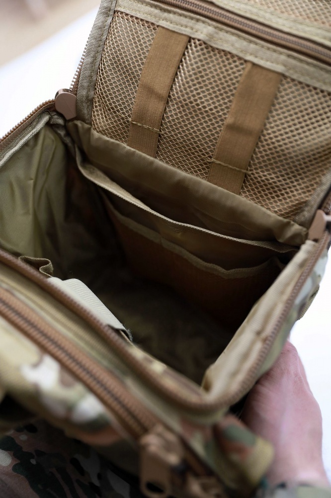 Сумка тактическая ESDY с кобурой. 15 л. Мультикам